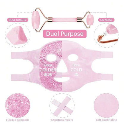 Facial & Eye Ice Mask – Réduit poches et cernes